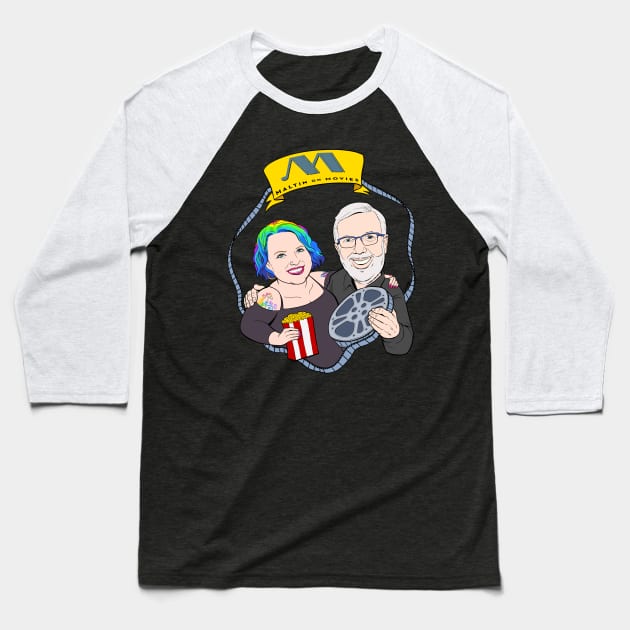 Team Maltin Baseball T-Shirt by Maltin On Movies 